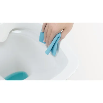 Aquazuro inbouwreservoir set Iris | Quick release & Soft-close toiletzitting | Randloos toiletpot 11