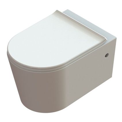 Van Marcke hangtoilet Pureflow wit | Soft-close & Quick release toiletzitting | Randloos toiletpot