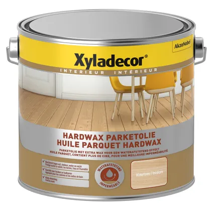 Huile parquet Xyladecor Hardwax incolore mat 2,5L