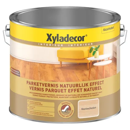 Vernis parquet Xyladecor Effet naturel incolore 2,5L 2