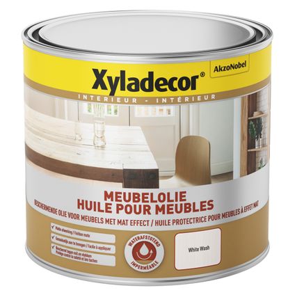 Xyladecor meubelolie white wash mat 500ml