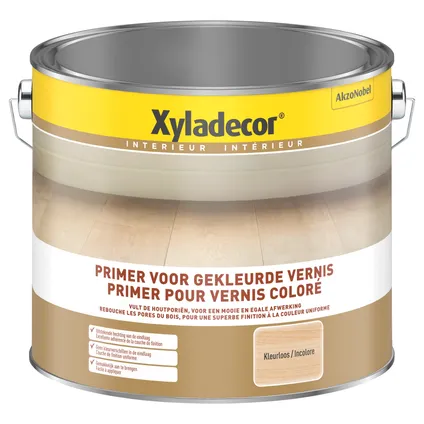 Xyladecor Parketprimer voor gekleurde vernis 2,5L 2
