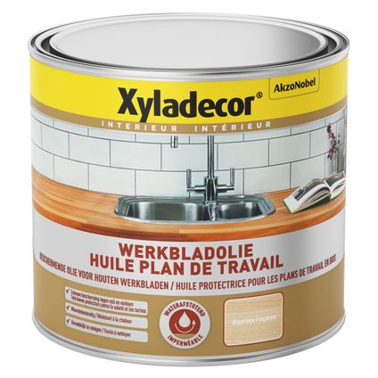 Huile protectrice Xyladecor Plan de travail incolore 500ml