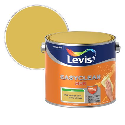 Levis Easyclean muur -en plafondverf vintage geel mat 2,5L