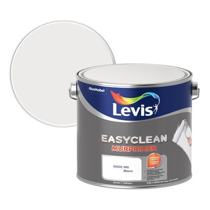 Levis Easyclean primer voor muur -en plafond wit mat 2,5L