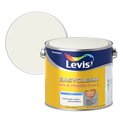 Primer et laque Levis Easyclean 2-en-1 crème raffiné 2,5L