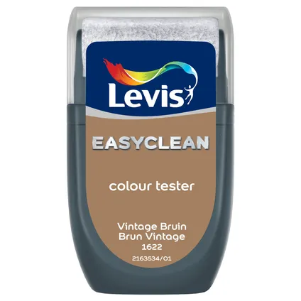 Levis Easyclean muurverf tester vintage bruin 30ml 4