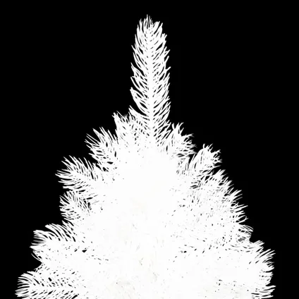 vidaXL Kunstkerstboom met levensechte naalden 180 cm wit 3