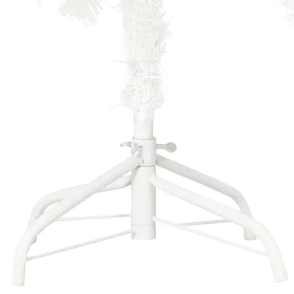 vidaXL Kunstkerstboom met levensechte naalden 210 cm wit 5