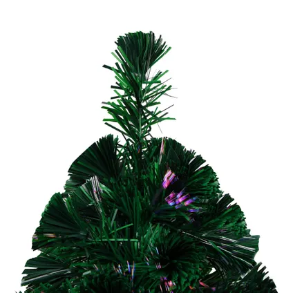 vidaXL Kunstkerstboom met standaard 120 cm glasvezel groen 6