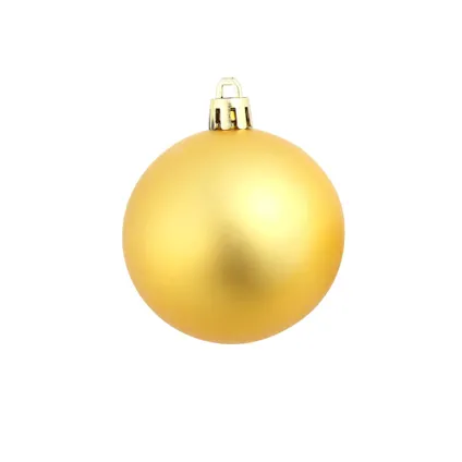vidaXL 100-delige Kerstballenset 3/4/6 cm goudkleurig 9
