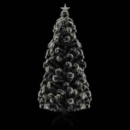 vidaXL Kerstboom met LED en standaard 150 cm glasvezel 3