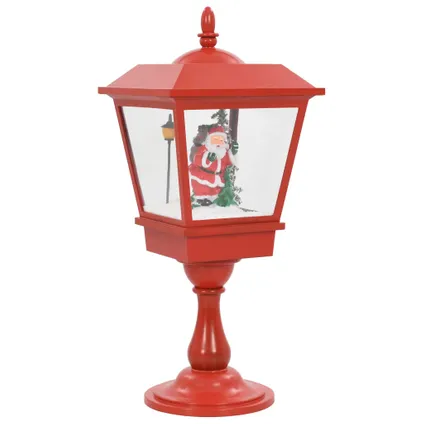 vidaXL Lampe de piédestal de Noël avec Père Noël 64 cm LED 2
