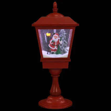 vidaXL Lampe de piédestal de Noël avec Père Noël 64 cm LED 5