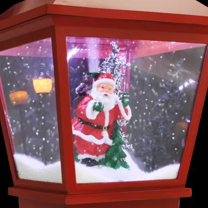 vidaXL Lampe de piédestal de Noël avec Père Noël 64 cm LED 6