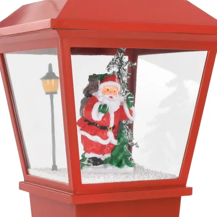 vidaXL Lampe de piédestal de Noël avec Père Noël 64 cm LED 7