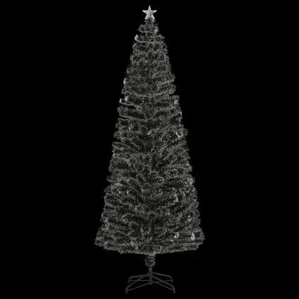 vidaXL Kerstboom met LED en standaard 240 cm glasvezel 3