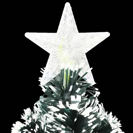 vidaXL Kerstboom met LED en standaard 240 cm glasvezel 5