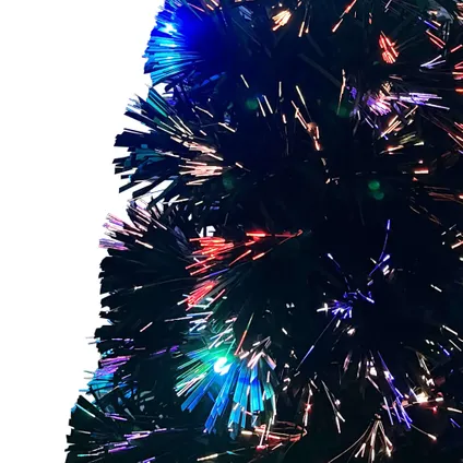 vidaXL Kerstboom met LED en standaard 150 cm glasvezel 9