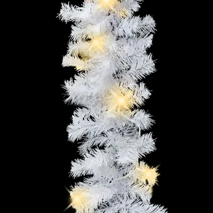 vidaXL Kerstslinger met LED-lampjes 10 m wit 7