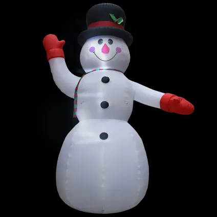 VidaXL sneeuwpop opblaasbaar met LED lampjes IP44 300cm 2