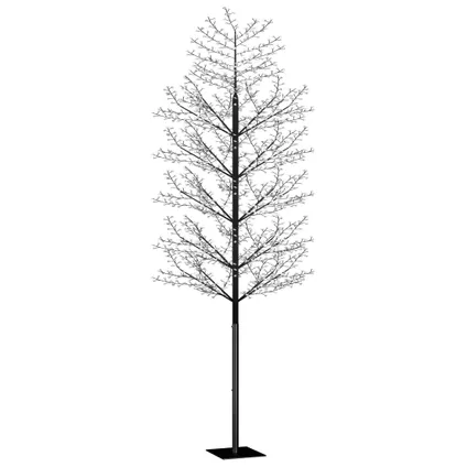 vidaXL Sapin de Noël 2000 LED blanc froid Cerisier en fleurs 500