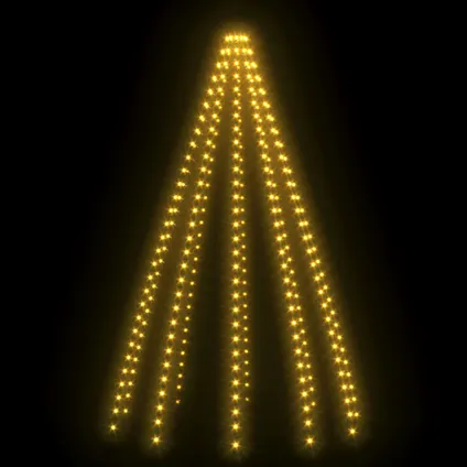 VidaXL kerstboom netverlichting met 300 LED lampjes IP44 300cm  3
