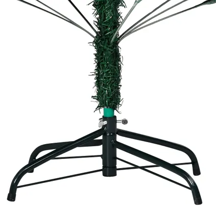vidaXL Kunstkerstboom met dikke takken 150 cm PVC groen 5