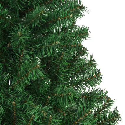 vidaXL Kunstkerstboom met dikke takken 180 cm PVC groen 4