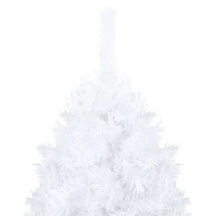 vidaXL Kunstkerstboom met dikke takken 150 cm PVC wit 3