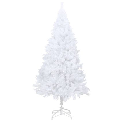 VidaXL kunstkerstboom met dikke takken 180cm PVC wit