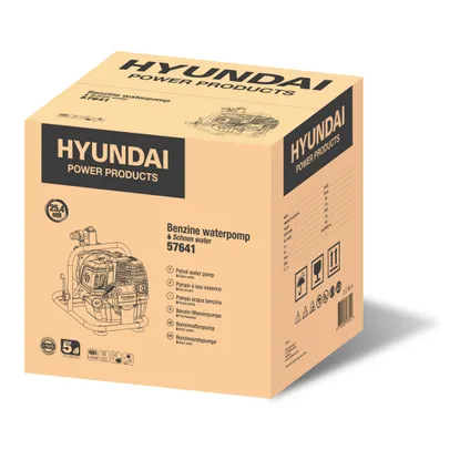 Hyundai waterpomp benzine 52cc/1.3pk 5