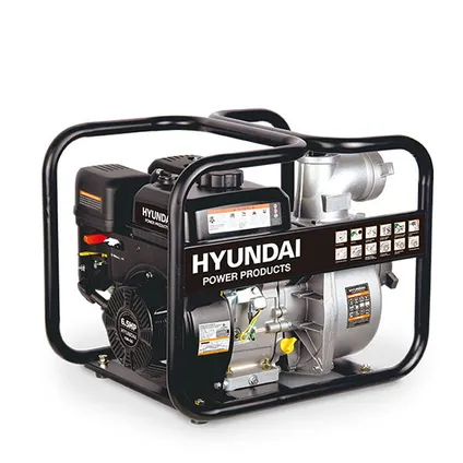 Pompe à eau Hyundai essence 196cc/6,5cv noir 2