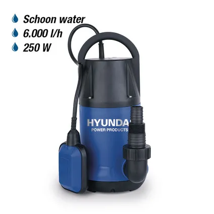 Pompe pour eaux claires Hyundai 250W 2