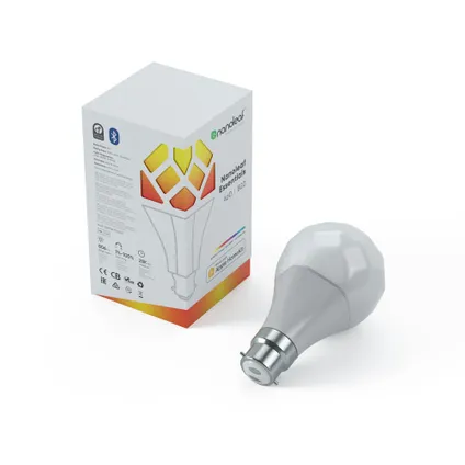 Nanoleaf Essentials slimme lichtbron A19 wit B22 3