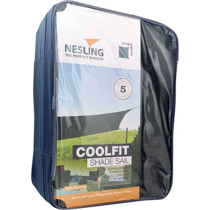 Nesling - Coolfit tissu d'ombre 3x4 m - Noir 2