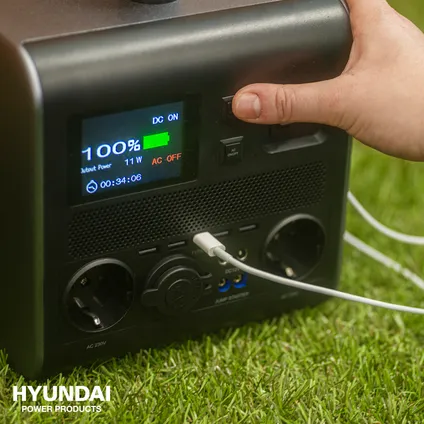 Hyundai powerstation HPS-1100 draagbaar 1000W 7