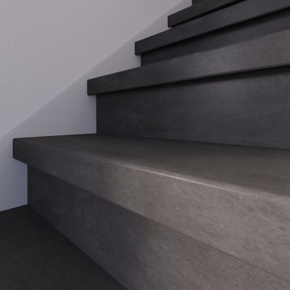 CanDo renovation d'escalier contre marche Béton anthracite 130x20cm (3 pcs)