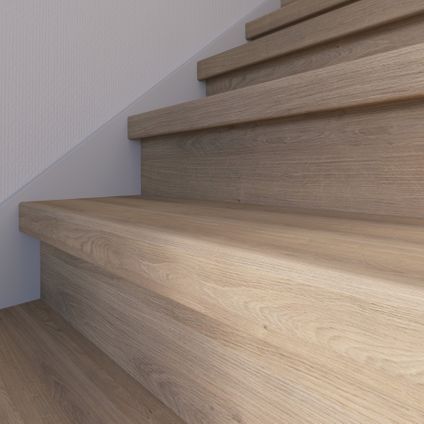 CanDo Renovation d'escalier contre marche chêne brun 130x38cm
