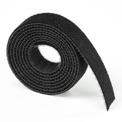 D-Line kabelbinder klittenband 20mm 1,2m zwart