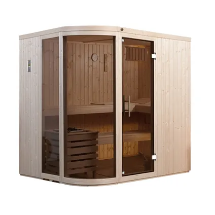 Weka design sauna Sara 1 7,5 kW OS 194x194cm 2