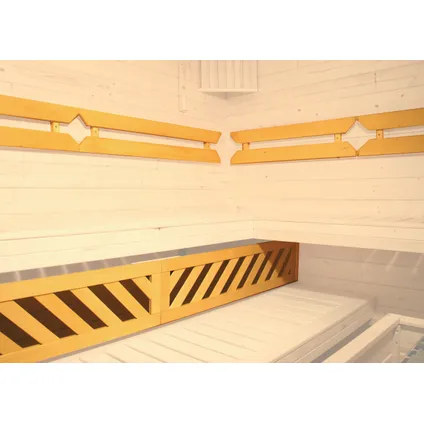 Weka design sauna Sara 1 7,5 kW BioS 194x194cm 7