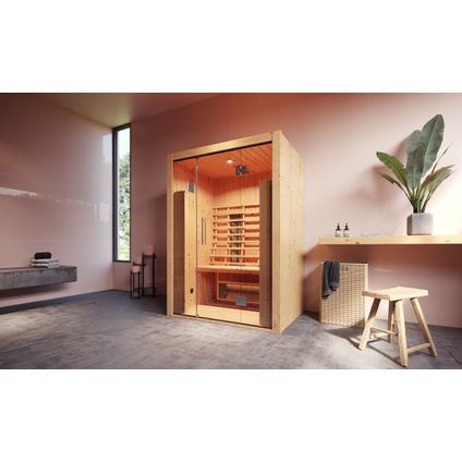 Weka Infrarood sauna Hamina 2 103,5x138cm