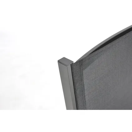 Arcane stoel Sunrise stapelbaar textileen aluminium 3