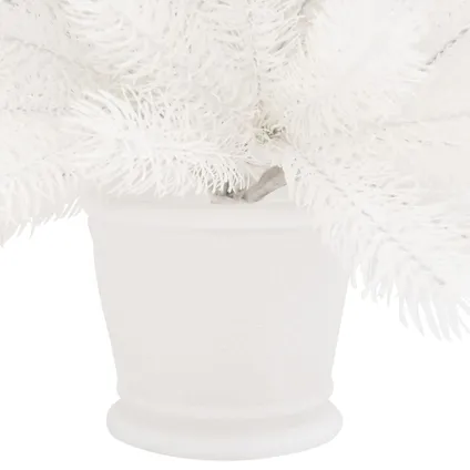 vidaXL Kunstkerstboom met levensechte naalden 65 cm wit 5