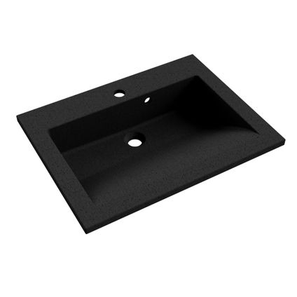 Allibert wastafel Slide 60cm mat zwart