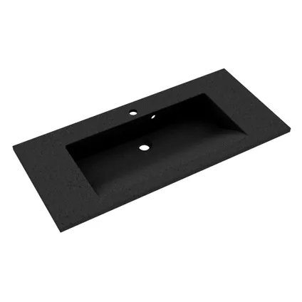 Allibert wastafel Slide 100cm mat zwart