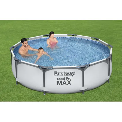 Bestway opzetzwembad Steel Pro Max set rond met filterpomp Ø305x76cm 5