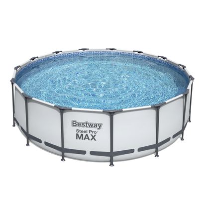 Bestway opzetzwembad Steel Pro Max met filterpomp Ø457x122cm
