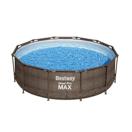 Bestway - Steel Pro MAX - Opzetzwembad inclusief filterpomp en 3